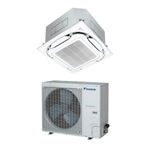 Daikin Skyair 2.5 Ton 21 SEER2 Single Zone Ductless 4-Way Cassette Commercial Mini Split Heat Pump System