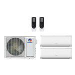 Gree Vireo 30,000 Btu 30 SEER2 R-32 2-Zone Ductless Mini Split Heat Pump System - 12K-18K