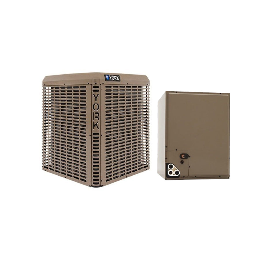 York 3 Ton 14.3 SEER2 R-454B R-32 Air Conditioning Condenser and Coil (21" Wide)