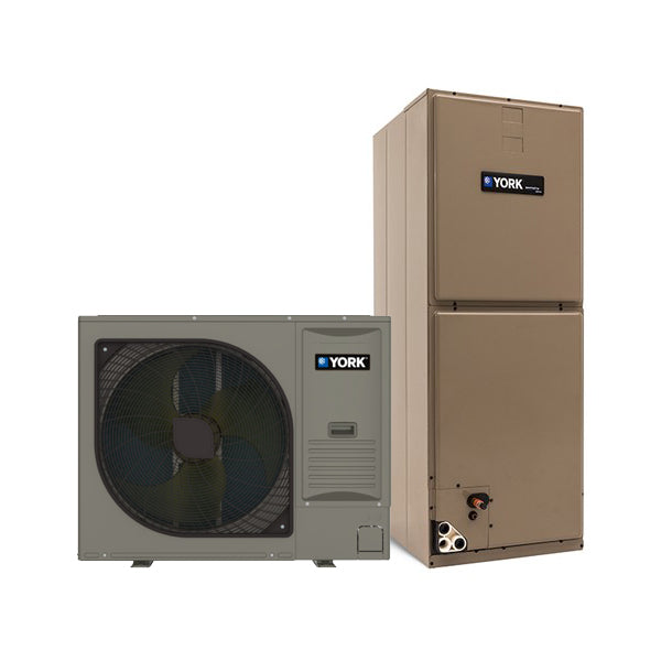 York 3 Ton 19 SEER2 R-454B Variable Speed Heat Pump System (ECM Air Handler) 17.5" Wide