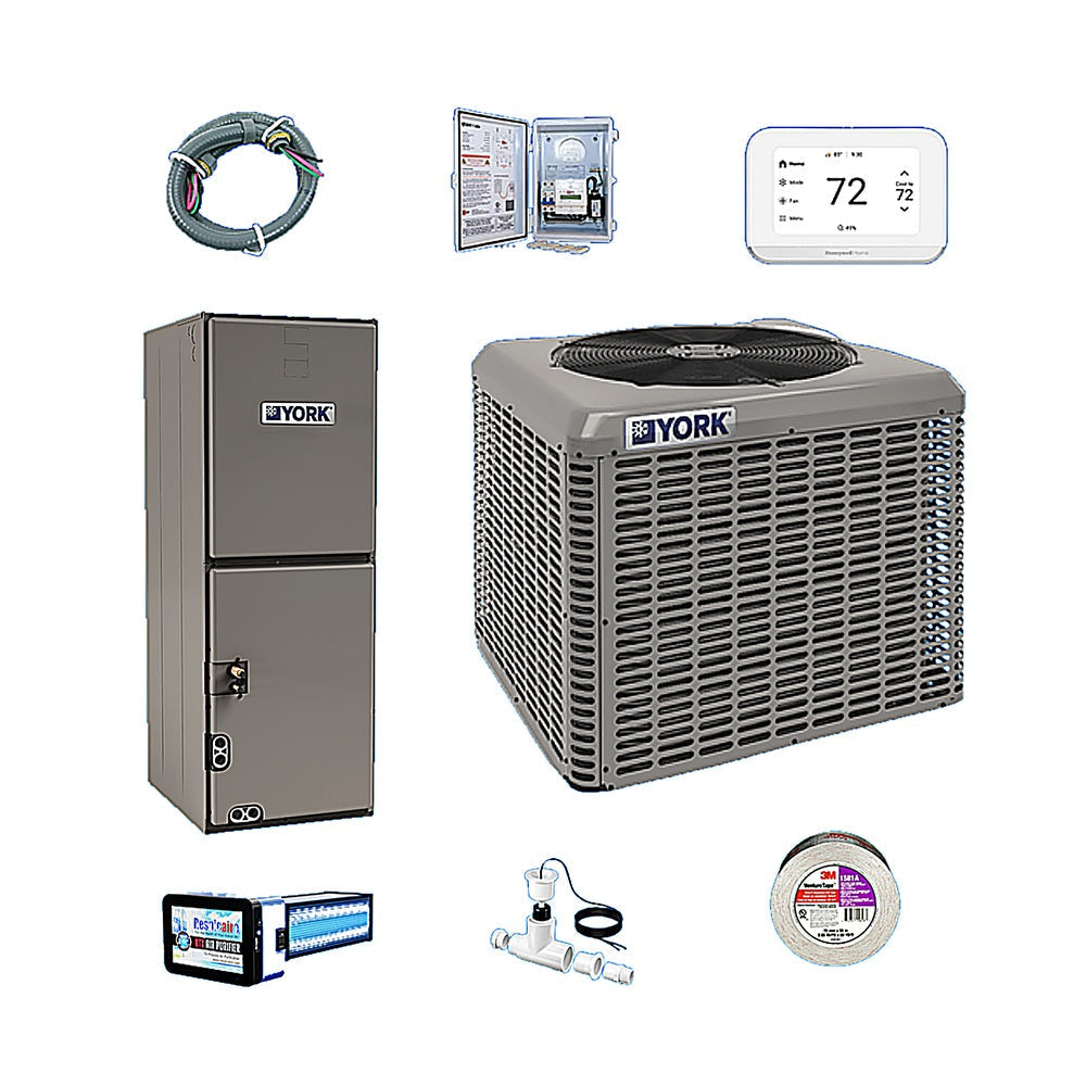 York 5 Ton 16 SEER2 R-454B High-Efficiency Air Conditioning System Bundle *SPECIAL OFFER*